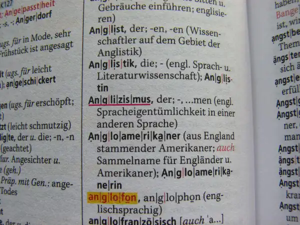 Anglizismus im Duden