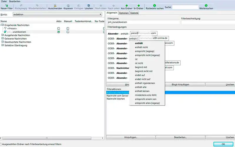 The Bat! E-Mailprogramm Screenshot